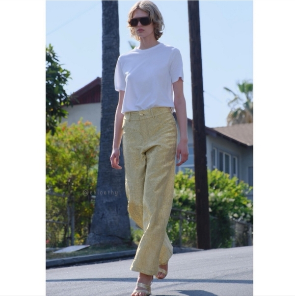 ❌️SOLD❌️SHINY PANTS ZW COLLECTION SIZE M - Picture 2 of 12